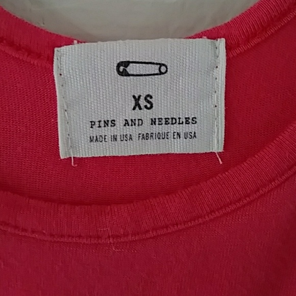 Anthro Pins&Needles tank dress w/sheer overlay - Picture 7 of 8